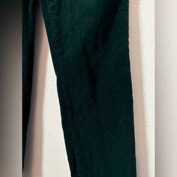 St Johns Bay Women's 8 Retro 90's Y2K Green Festival Hippie Corduroy Pants - Picture 9 of 11